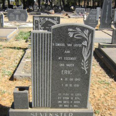 SEVENSTER Eric 1942-1991