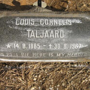 TALJAARD Louis Cornelis 1885-1967