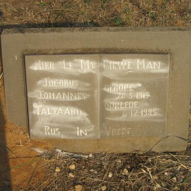 TALJAARD Jacobus Johannes 1915-1989