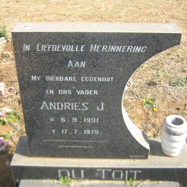 TOIT Andries J., du 1931-1979