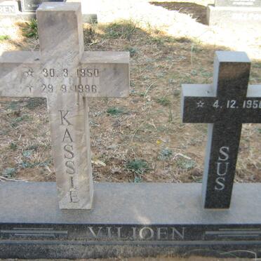 VILJOEN Kassie 1950-1996 &amp; Sus 1950-
