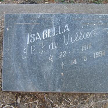 VILLIERS I.P.F., de 1918-1998