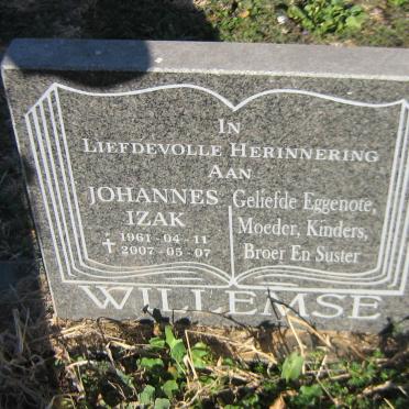 WILLEMSE Johannes Izak 1961-2007