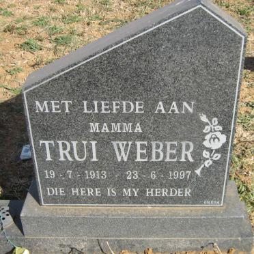 WEBER Trui 1913-1997