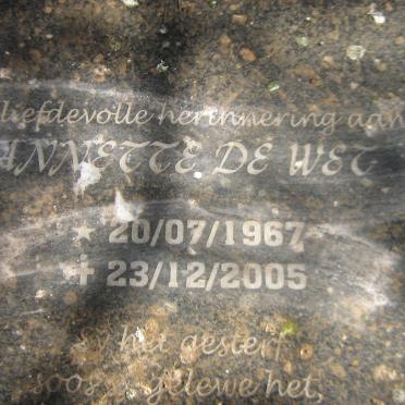 WET Annette, de 1967-2005