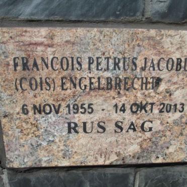 ENGELBRECHT Francois Petrus Jacobus 1955-2013