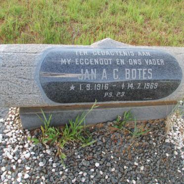 BOTES Jan A.G. 1916-1969