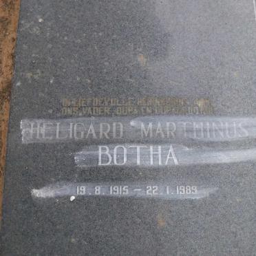 BOTHA Heligard Marthinus 1915-1989