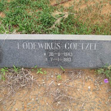 COETZEE Lodewikus 1943-1983