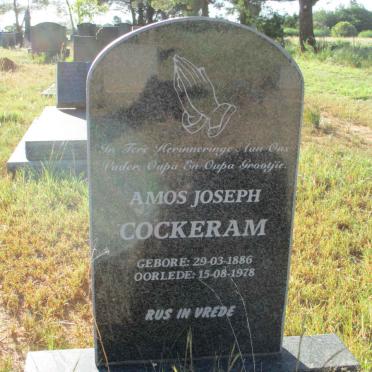 COCKERAM Amos Joseph 1886-1978