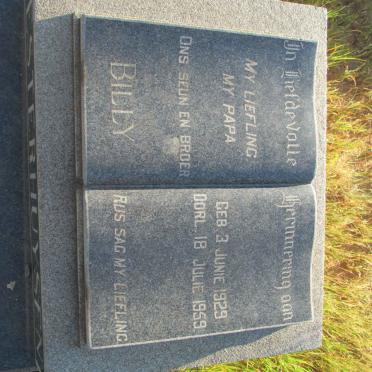 ESTERHUYSEN Billy 1929-1959