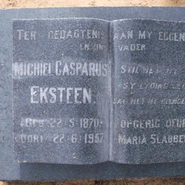 EKSTEEN Michiel Casparus 1870-1957