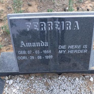 FERREIRA Amanda 1954-1999