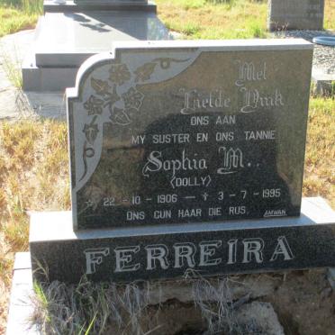 FERREIRA Sophia M. 1906-1995