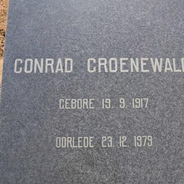 GROENEWALD Conrad 1917-1979