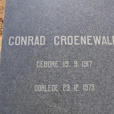 GROENEWALD Conrad 1917-1979