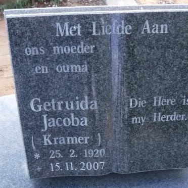 GROBBELAAR Coenraad L.V. 1914-1999 &amp; Gertruida Jacoba KRAMER 1920-2007