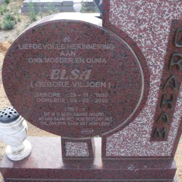 GRAHAM Elsa nee VILJOEN 1950-2002