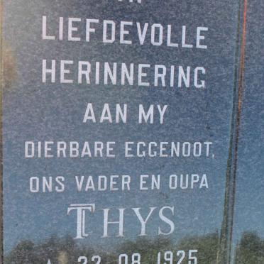 HOVEN Thys, van der 1925-2007