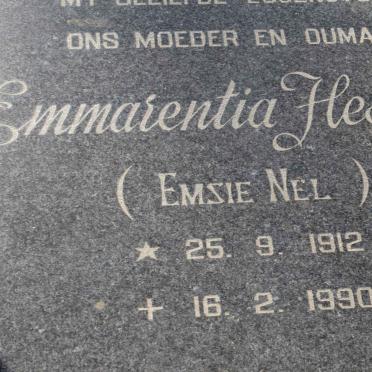 KLERK Emmarentia Hester, de nee NEL 1912-1990