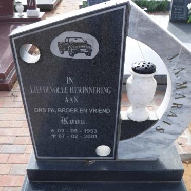 MARAIS J.A. 1953-2001