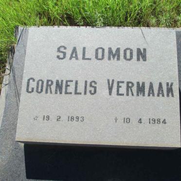 MINNAAR Salomon Cornelis Vermaak 1893-1984