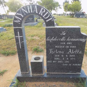 MYNHARDT Helena Aletta 1899-1977
