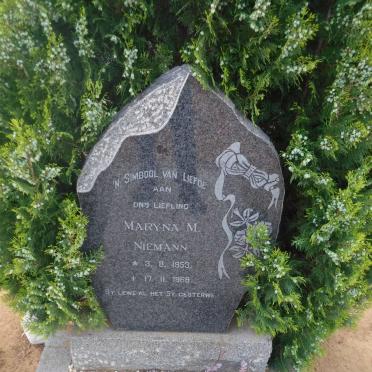 NIEMANN Maryna M. 1953-1969