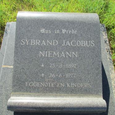 NIEMANN Sybrand Jacobus 1897-1977
