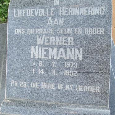 NIEMANN Werner 1973-1992