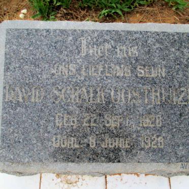 OOSTHUIZEN David Schalk 1928-1929