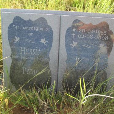 PEENS Jurie Johannes Jurgens 1955-2008