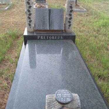 PRETORIUS Van Aarde 1924-1963 &amp; Maureen Elizabeth COETZER 1927-2006