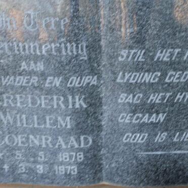 PRETORIUS Frederik Willem Coenraad 1878-1973