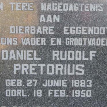 PRETORIUS Daniel Rudolf 1883-1950
