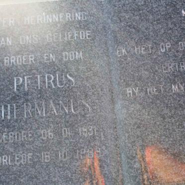 PRETORIUS Petrus Hermanus 1931-1989