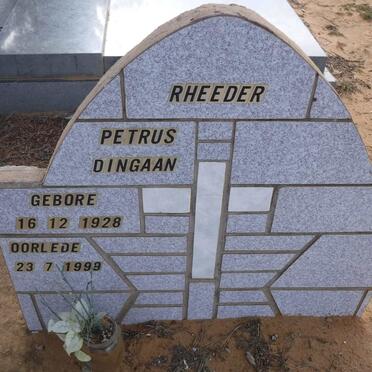 RHEEDER Petrus Dingaan 1928-1999