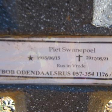 SWANEPOEL Piet 1935-2017