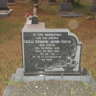 VENTER Engela Catharina Jacoba nee VENTER 1890-1982