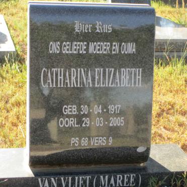VLIET Catharina Elizabeth, van nee MAREE 1917-2005
