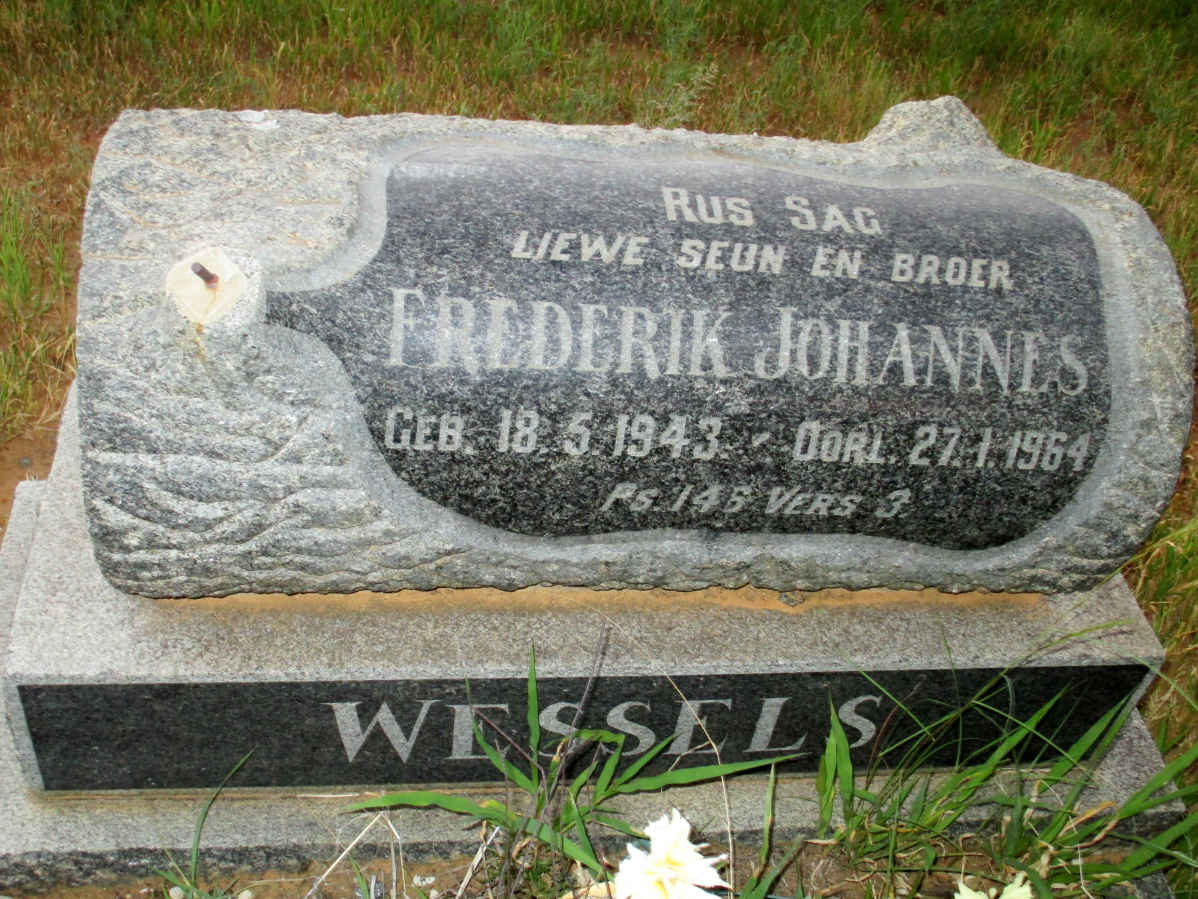 WESSELS Frederik Johannes 1943-1964