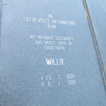 WILTERS Willie 1924-1996