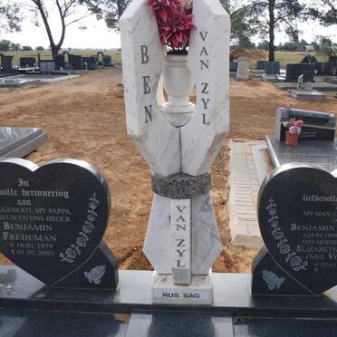 ZYL Benjamin Fredeman, van 1949-2013 &amp; Elizabeth Johanna VENTER 1954- :: ZYL Benjamin Fredeman, van 1979-2003