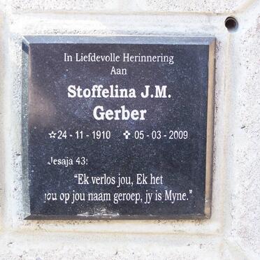 GERBER Stoffelina J.M. 1910-2009