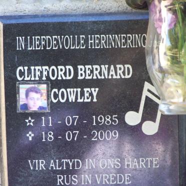 COWLEY Clifford Bernard 1985-2009