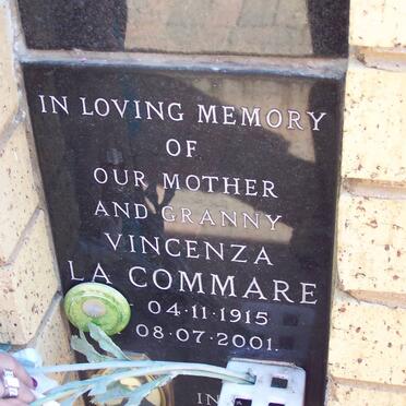 COMMARE Vincenza, la 1915-2001