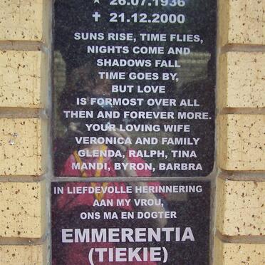 HOLBERT Gus Ramon 1936-2000 :: DU PLESSIS Emmerentia 1962-2000