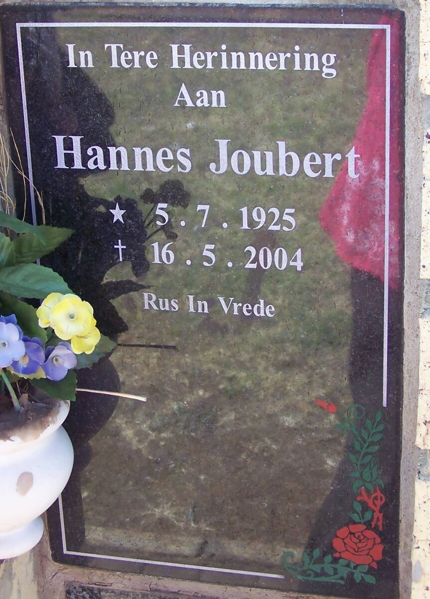 JOUBERT Hannes 1925-2004