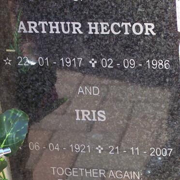 MCDONALD Arthur Hector 1917-1986 &amp; Iris 1921-2007