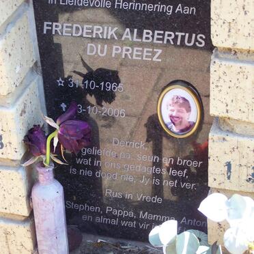 PREEZ Frederik Albertus, du 1965-2006